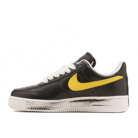 Nike af1 yellow swoosh on sale