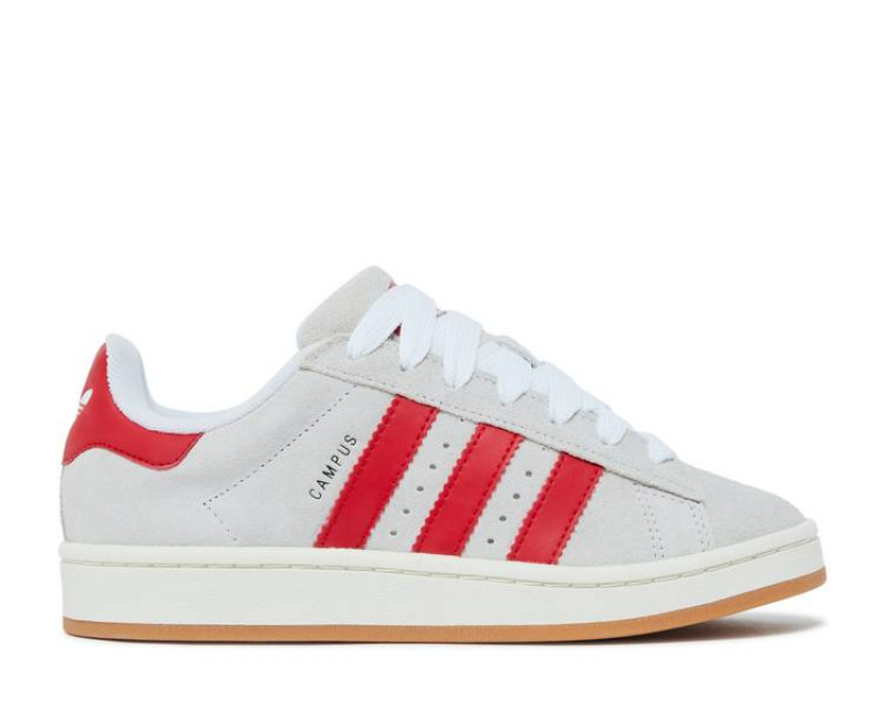 adidas Campus 00s Crystal White Better Scarlet (W) - GY0037 | The Last Step