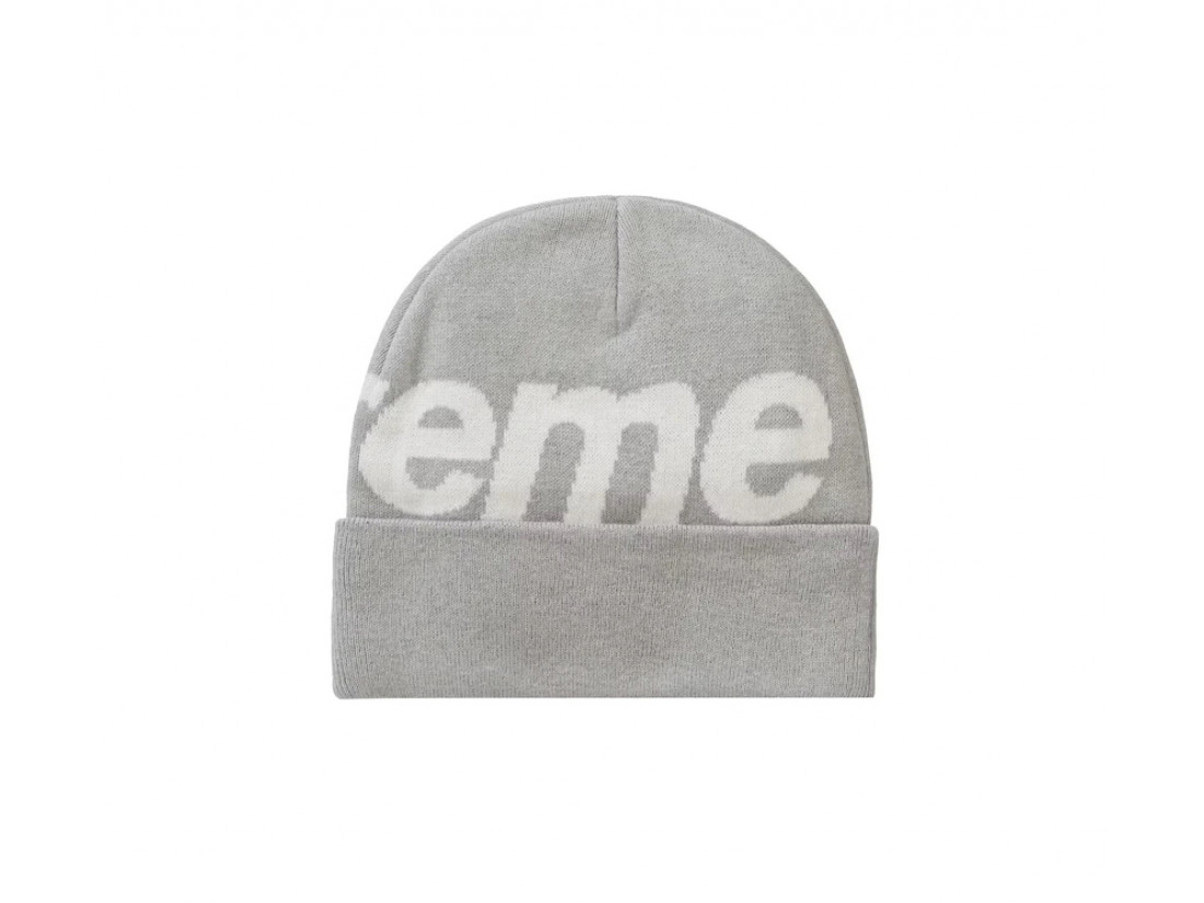 Supreme Big Logo Beanie (FW23) Black