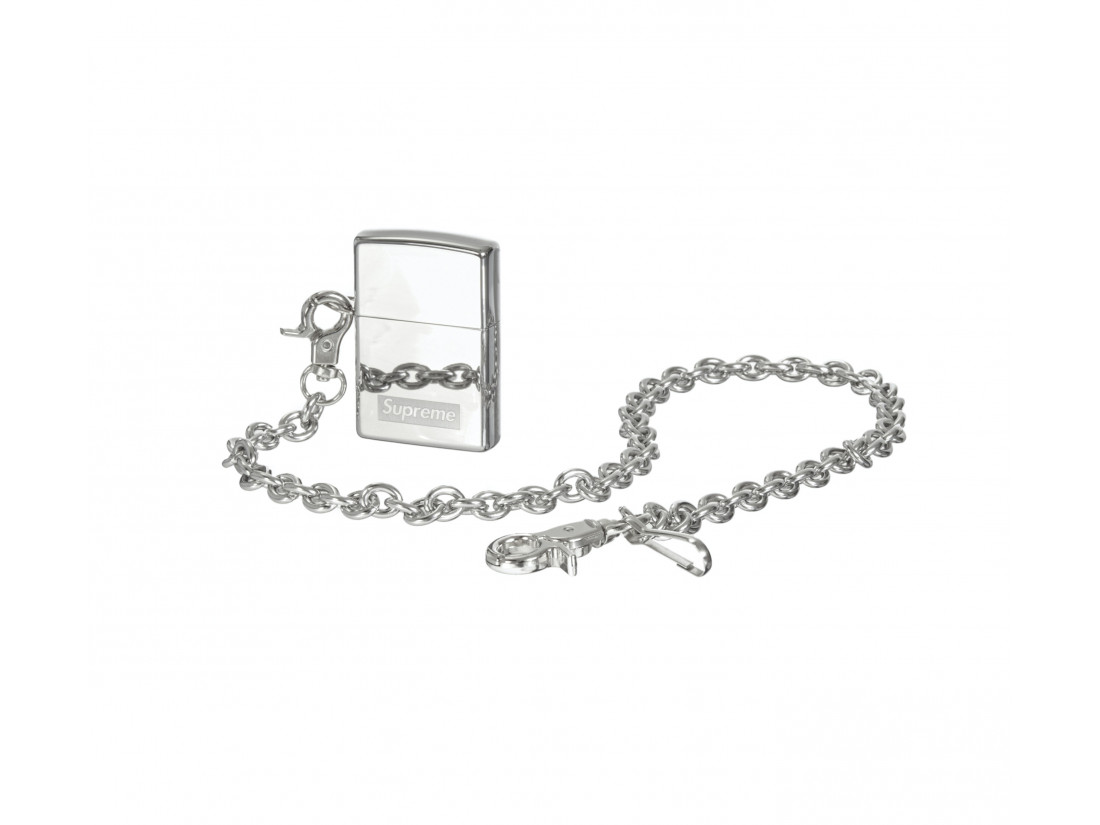 Supreme Chain Zippo Silver - SS23ZIPPOCHAIN | The Last Step