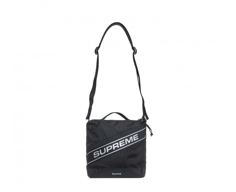 Supreme Logo Shoulder Bag Black FW23SHOULDERBAGBLACK The Last Step